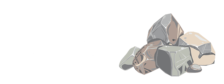 hernke logo with rock illustration